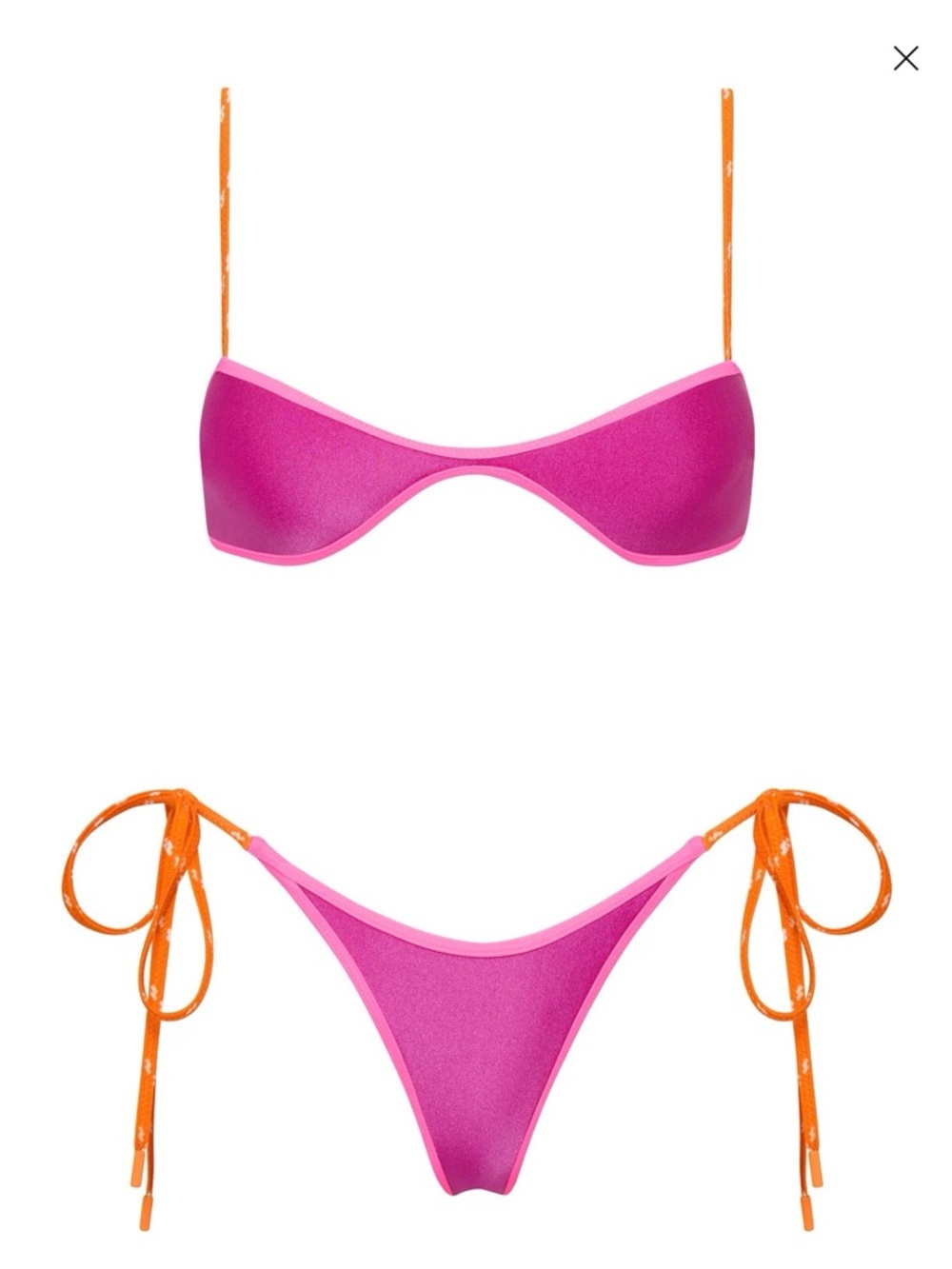 NWT Triangl Pink Neoprene Bikini !